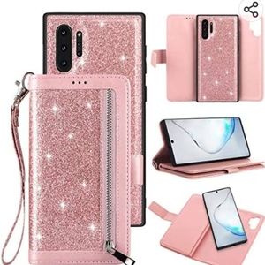 Petocase Rose Gold Note 10+ Wallet w/ Bling